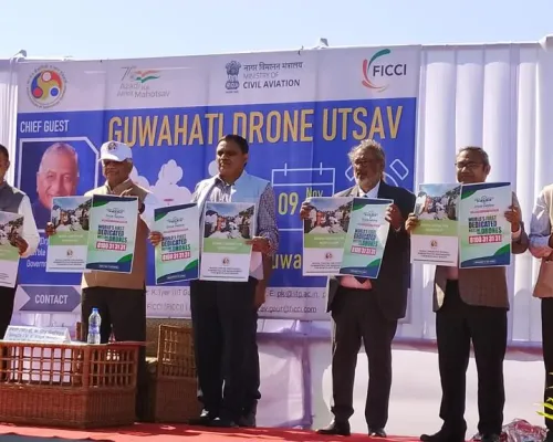 Album cover for Drone outreach program at Guwahati-09 Nov 2021