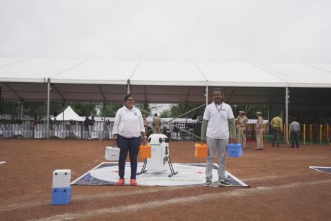  Drone outreach program at Vikarabad-11 Sep 2021