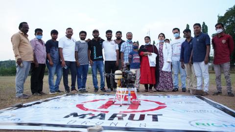  Drone outreach program at Vikarabad-11 Sep 2021