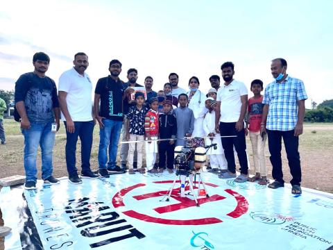  Drone outreach program at Vikarabad-11 Sep 2021