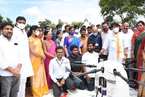  Drone outreach program at Vikarabad-11 Sep 2021