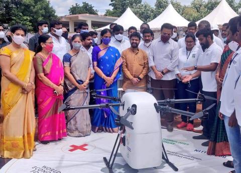  Drone outreach program at Vikarabad-11 Sep 2021