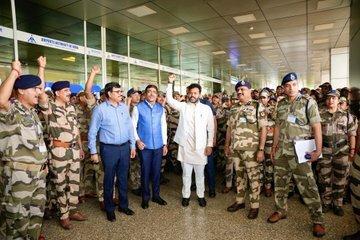 Hon'ble Civil Aviation Shri Ram Mohan Naidu reviewed the overall operations of the Jammu airport- from passenger amenities to infrastructure progress. 