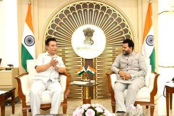 Their discussion focused on enhancing aviation infrastructure and improving air connectivity in Mizoram.