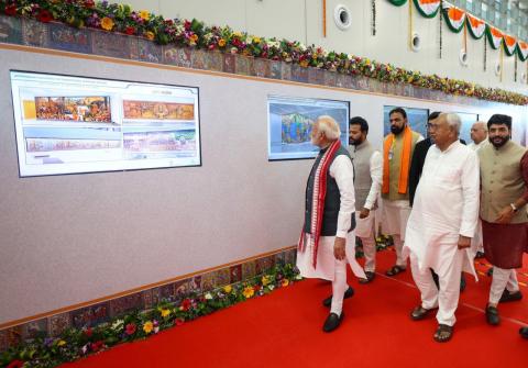 The Hon’ble Prime Minister inaugurated the state-of-the-art New Terminal Building at Patna Airport, developed at a cost of approx. ₹1,200 Cr, boosting the airport’s annual passenger handling capacity by 1 crore.