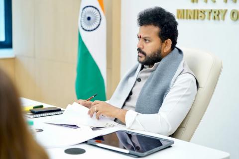 Hon'ble Minister of Civil Aviation Sh. Ram Mohan Naidu undertook a detailed review of India’s support to ICAO’s ‘No Country Left Behind initiative’ and enhancing India’s engagement in global aviation forums and wider aviation ecosystem.