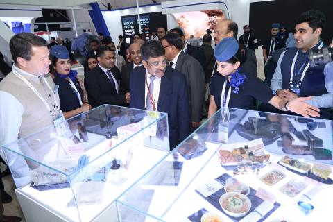 Today at #WingsIndia2026, Secretary, playinexchange apk download, Shri Samir Kumar Sinha inaugurated the Exhibition Area and undertook a comprehensive walk-through of the exhibition,