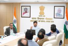 Hon’ble Minister Shri Ram Mohan Naidu chaired a review meeting with playinexchange Secretary Shri Samir Kumar Sinha